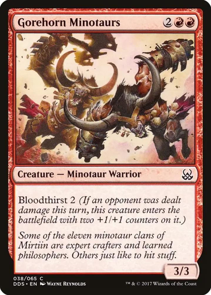 Gorehorn Minotaurs [Duel Decks: Mind vs. Might] - MTG Single