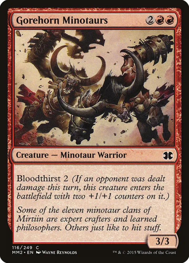 Gorehorn Minotaurs [Modern Masters 2015] - MTG Single