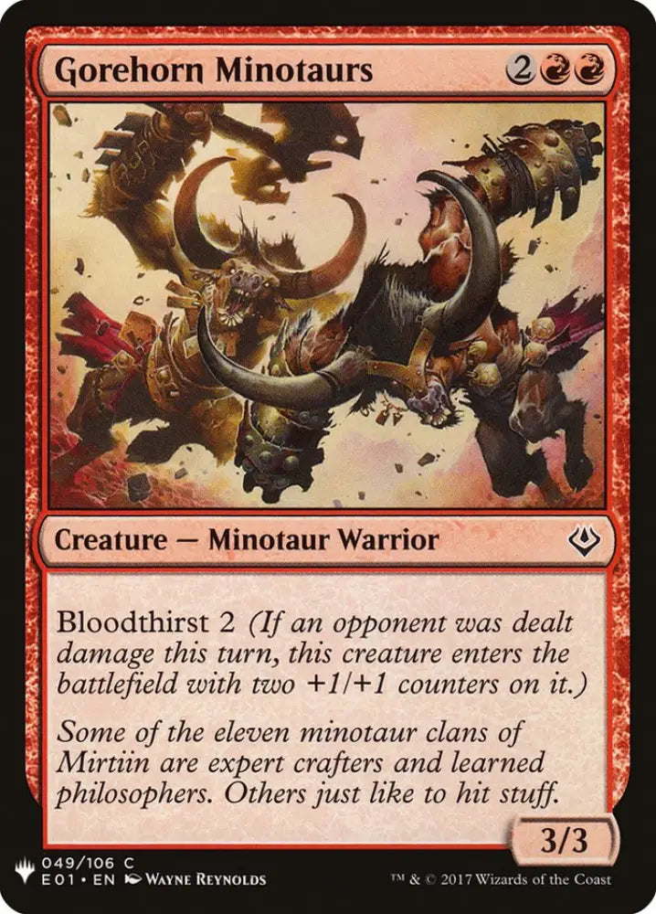 Gorehorn Minotaurs [Mystery Booster] - MTG Single