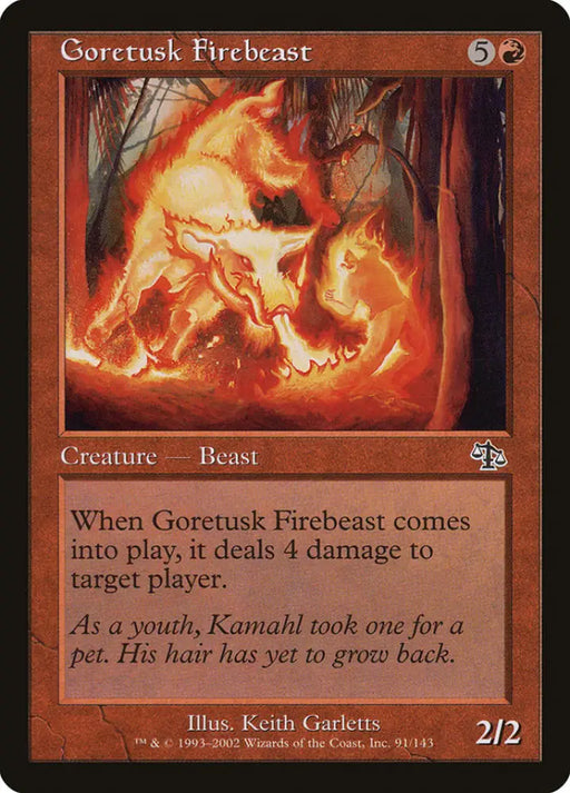 Goretusk Firebeast [Judgment] - MTG Single
