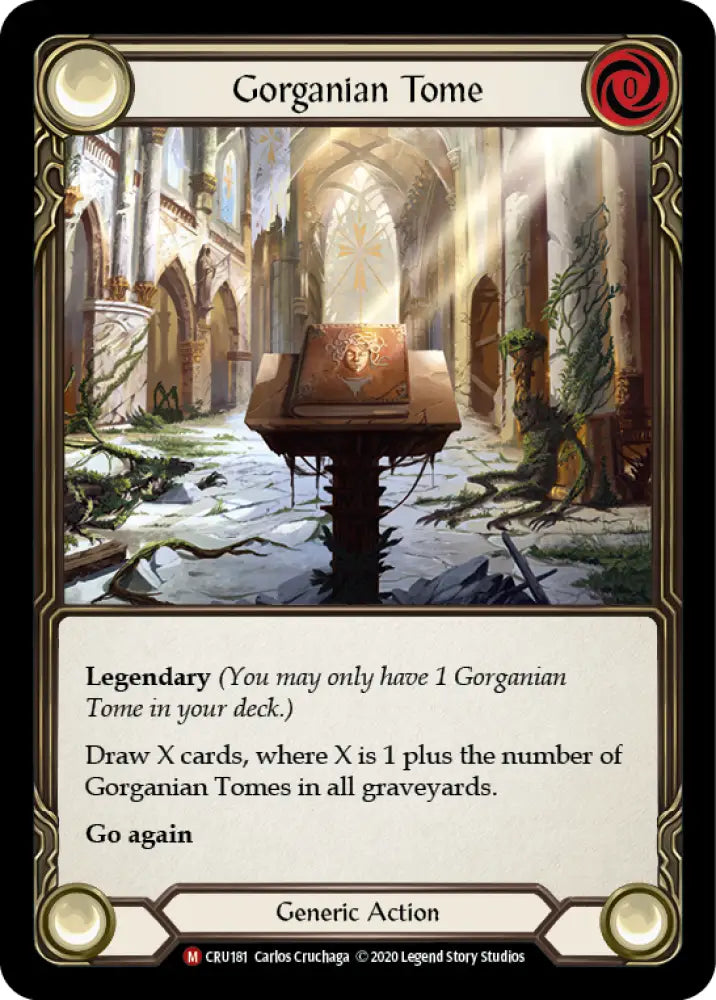 Gorganian Tome [Crucible of War 1st Edition] 1st Edition Normal - Flesh And Blood Single
