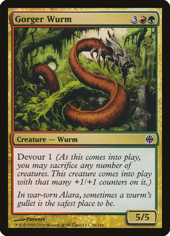 Gorger Wurm [Alara Reborn] - MTG Single