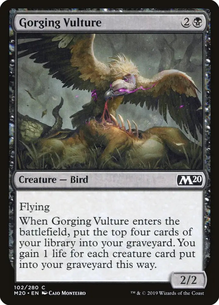 Gorging Vulture [Core Set 2020] - MTG Single