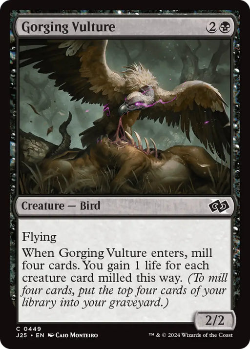 Gorging Vulture [Foundations Jumpstart] - MTG Single