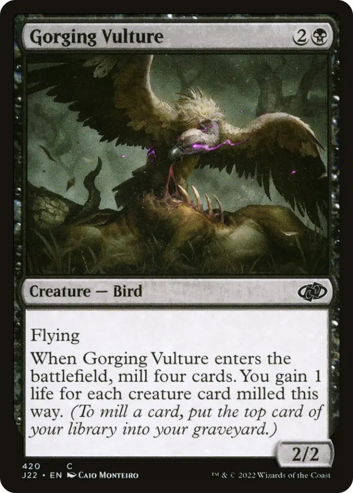 Gorging Vulture [Jumpstart 2022] - MTG Single