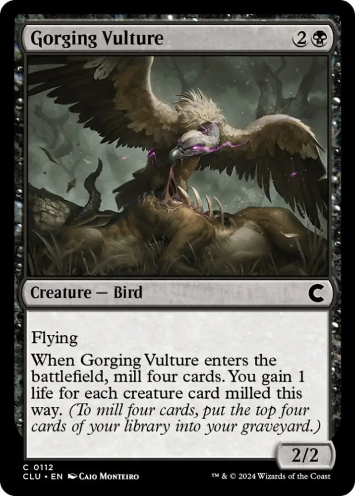 Gorging Vulture [Ravnica: Clue Edition] - MTG Single