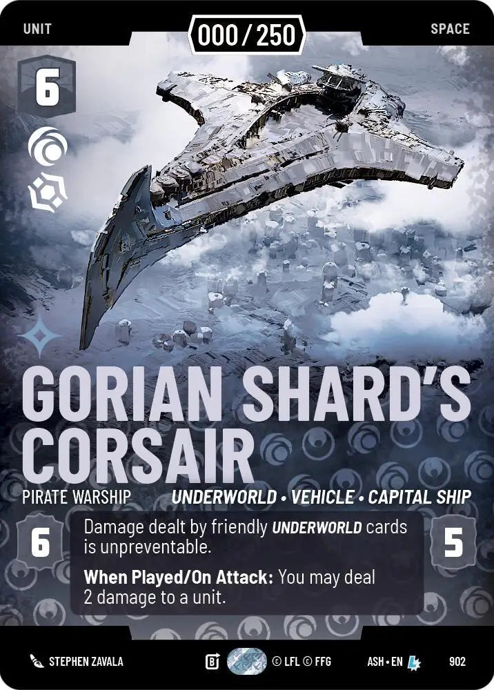 Gorian Shard's Corsair - Pirate Warship (Serialized) (902) [Ashes of the Empire]