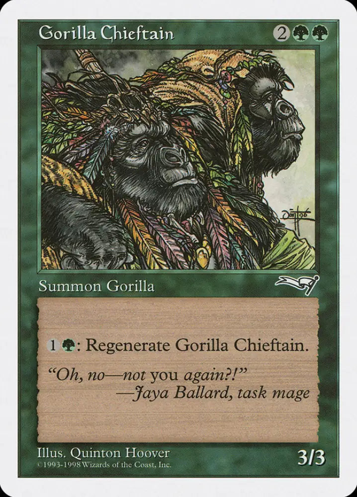 Gorilla Chieftain [Anthologies] - MTG Single