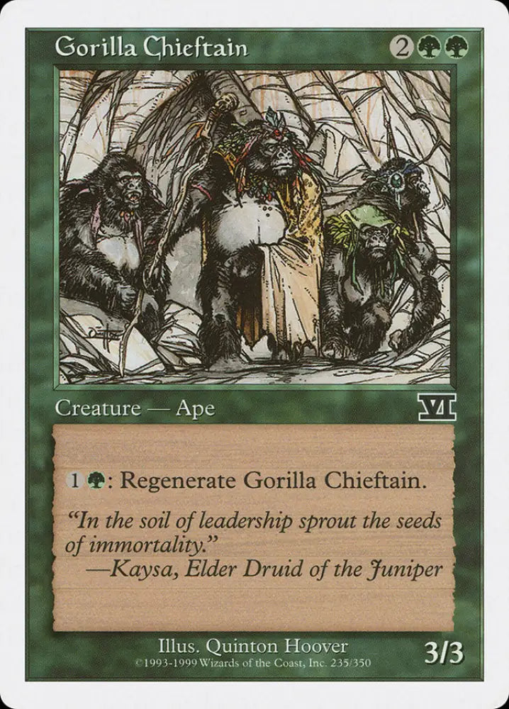 Gorilla Chieftain [Classic Sixth Edition] - MTG Single