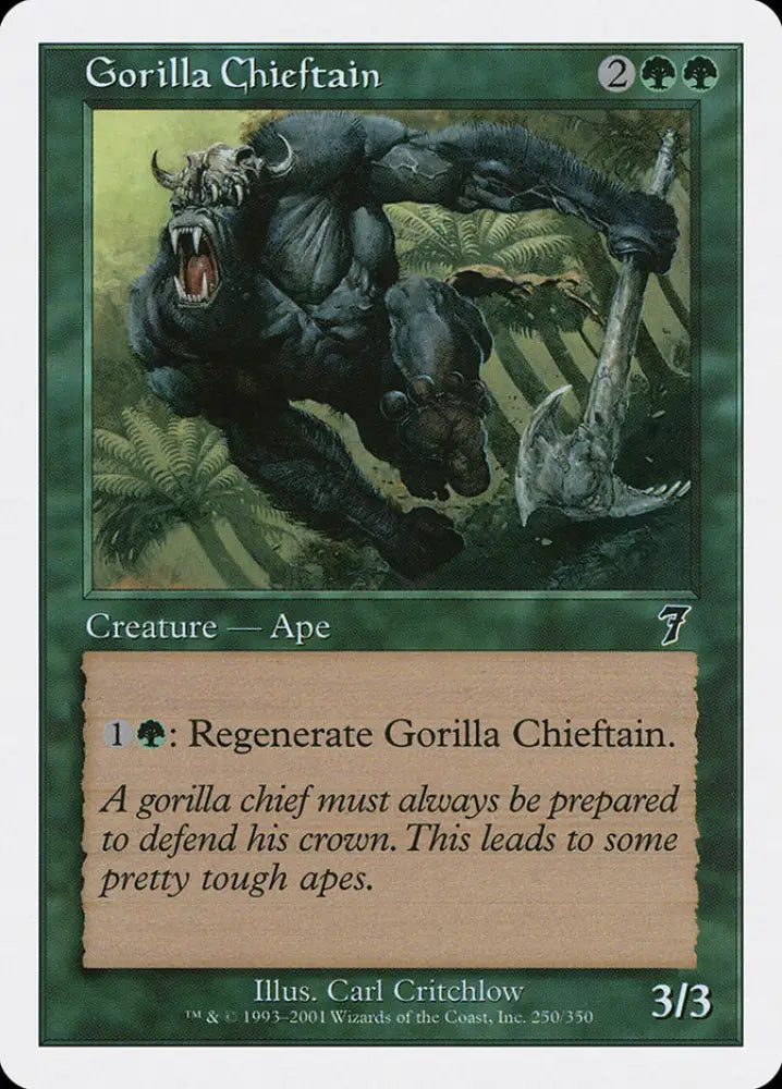 Gorilla Chieftain [Seventh Edition] - MTG Single