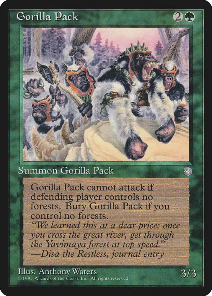 Gorilla Pack [Ice Age] - MTG Single