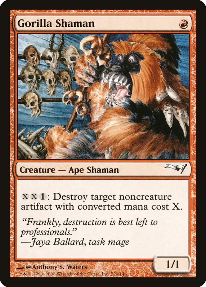 Gorilla Shaman [Coldsnap Theme Decks] - MTG Single