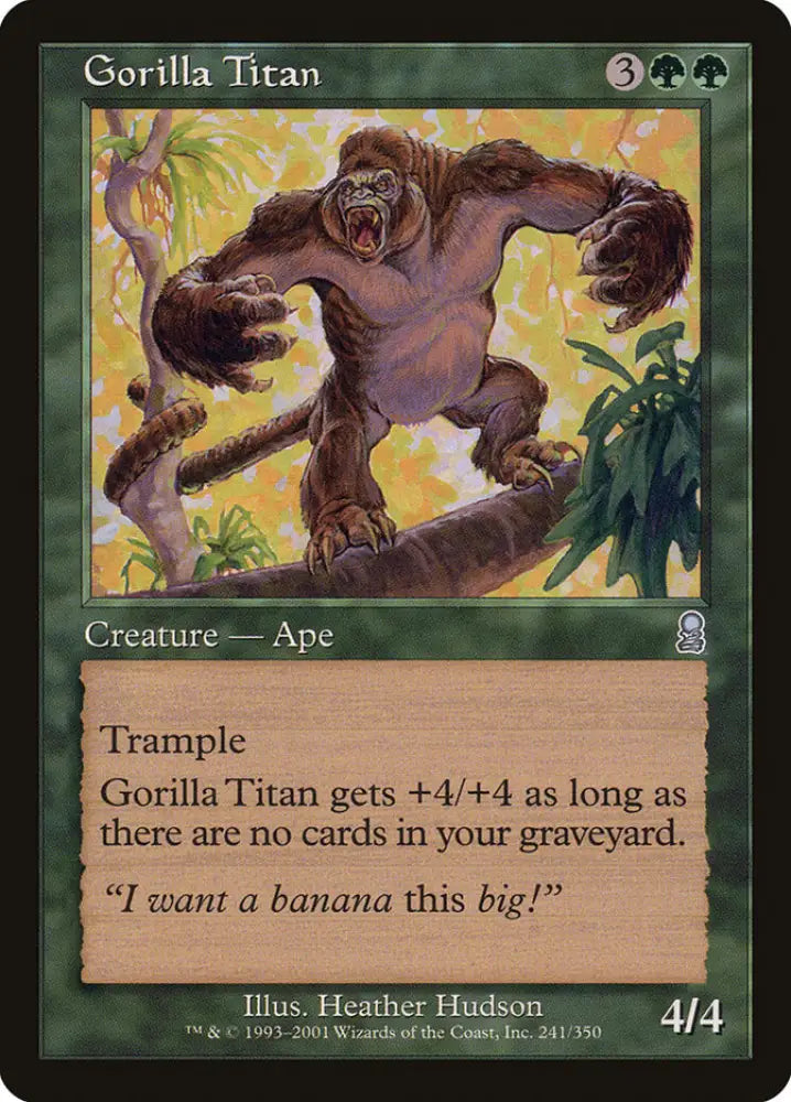 Gorilla Titan [Odyssey] - MTG Single