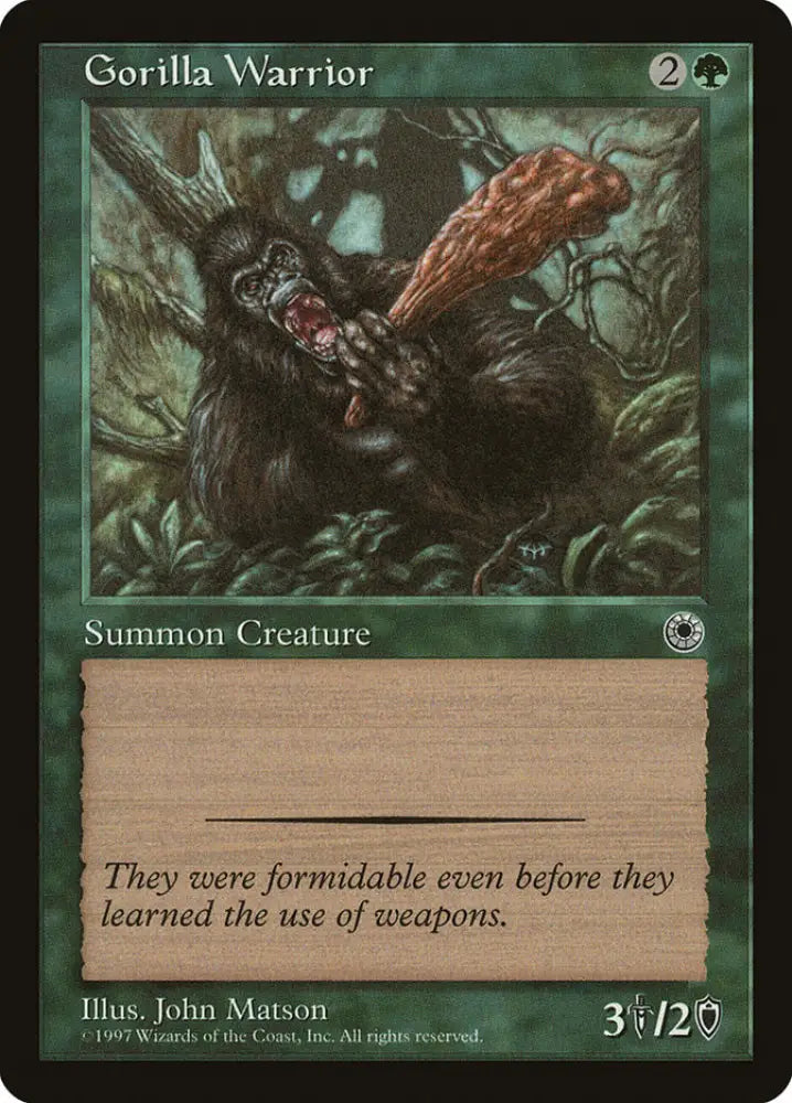 Gorilla Warrior [Portal] - MTG Single