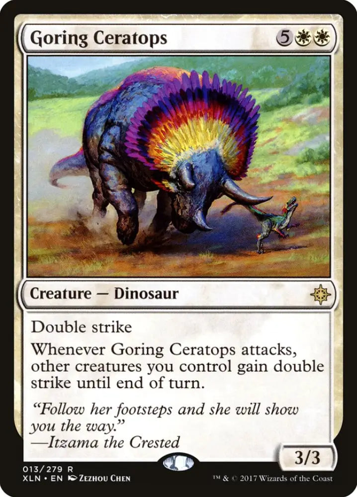 Goring Ceratops [Ixalan] - MTG Single