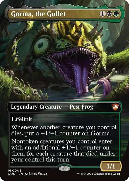 Gorma, the Gullet (Borderless) (3) [Secrets of Strixhaven Commander]