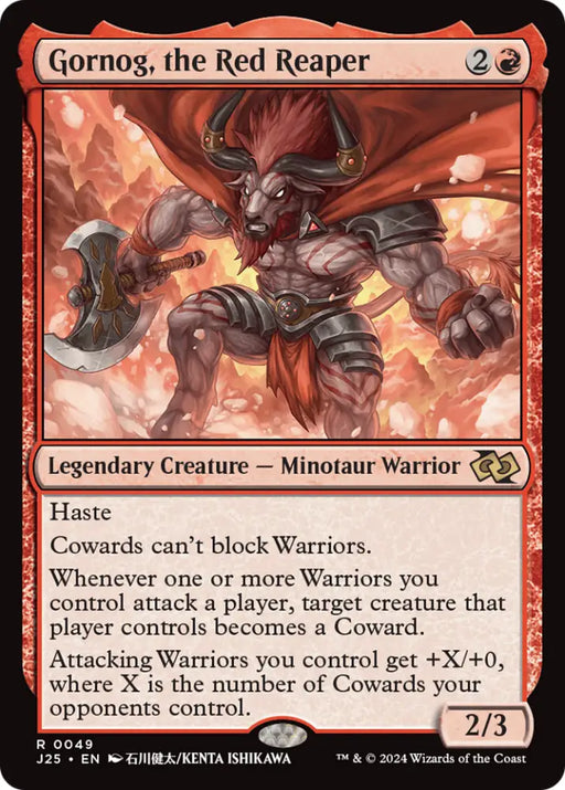 Gornog the Red Reaper (Anime) [Foundations Jumpstart] - MTG Single