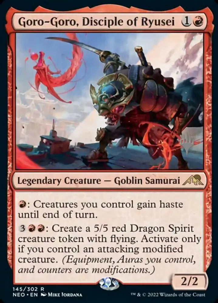 Goro-Goro Disciple of Ryusei (Promo Pack) [Kamigawa: Neon Dynasty Promos] - MTG Single