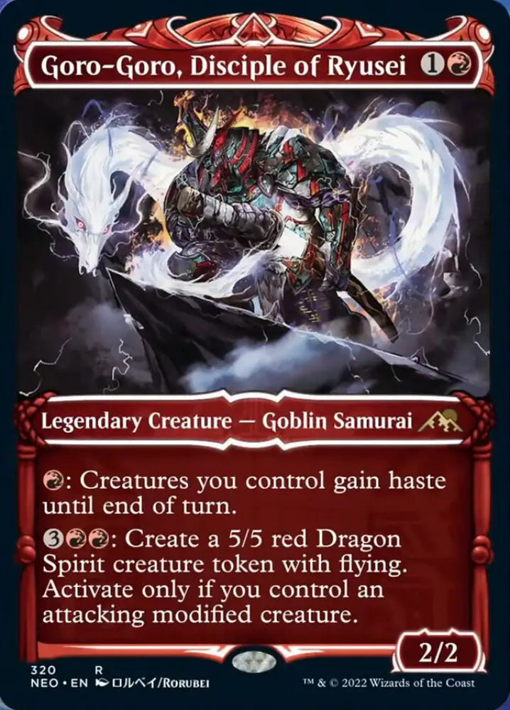 Goro-Goro Disciple of Ryusei (Showcase Samurai) [Kamigawa: Neon Dynasty] - MTG Single