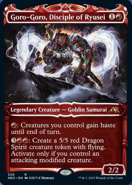 Goro-Goro Disciple of Ryusei (Showcase Samurai) [Kamigawa: Neon Dynasty] - MTG Single
