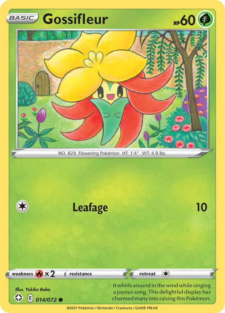 Gossifleur (014/072) [Sword & Shield: Shining Fates] - Pokemon Single