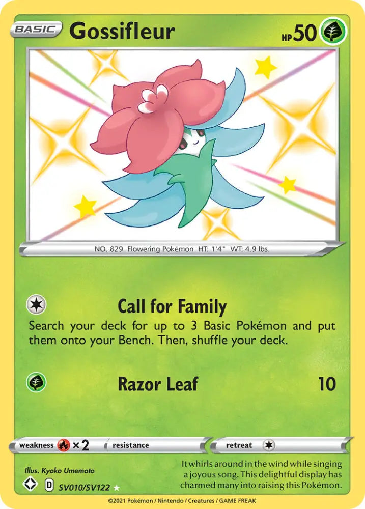 Gossifleur (SV010/SV122) [Sword & Shield: Shining Fates] - Pokemon Single