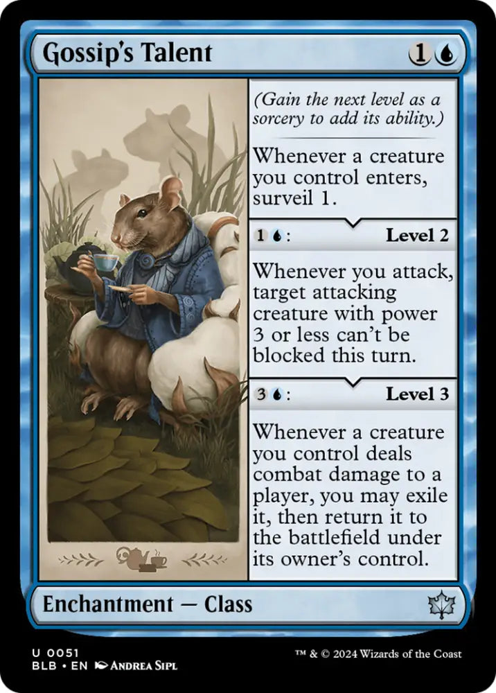 Gossip’s Talent [Bloomburrow] - MTG Single