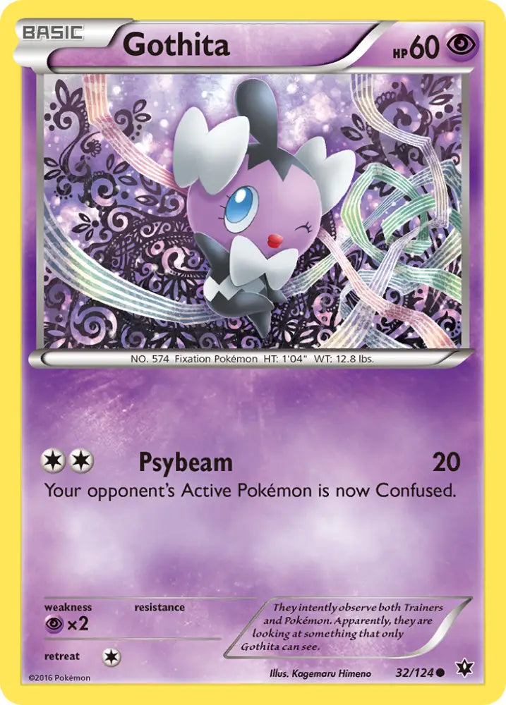 Gothita (32/124) [XY: Fates Collide] - Pokemon Single