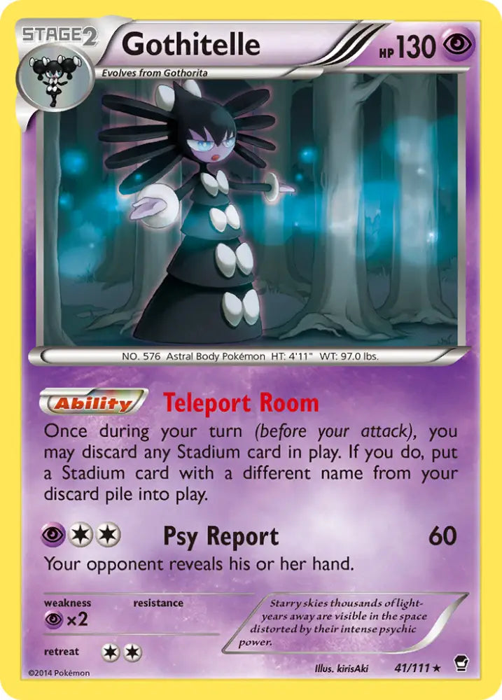 Gothitelle (41/111) [XY: Furious Fists] - Pokemon Single