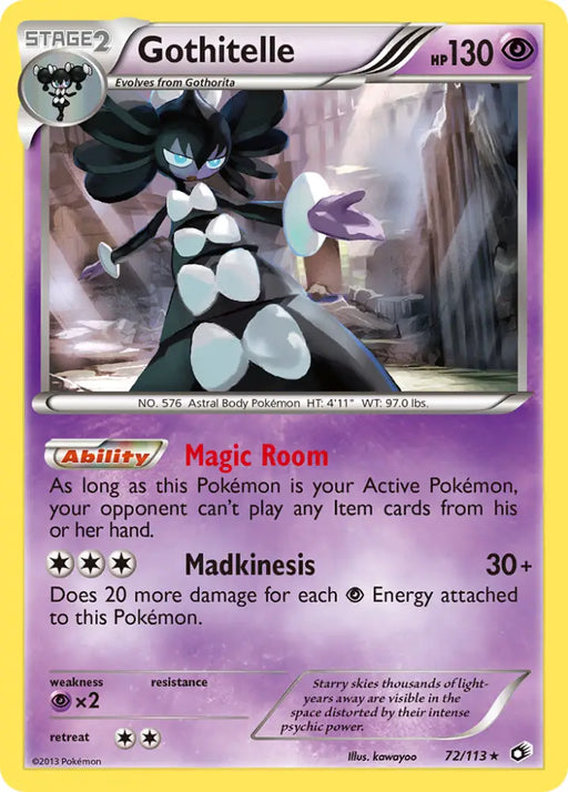 Gothitelle (72/113) [Black & White: Legendary Treasures] - Pokemon Single