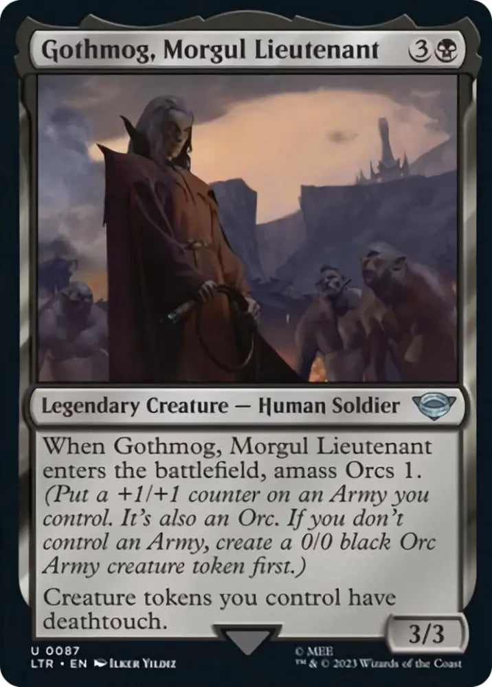 Gothmog Morgul Lieutenant [The Lord of the Rings: Tales of Middle-Earth] - MTG Single