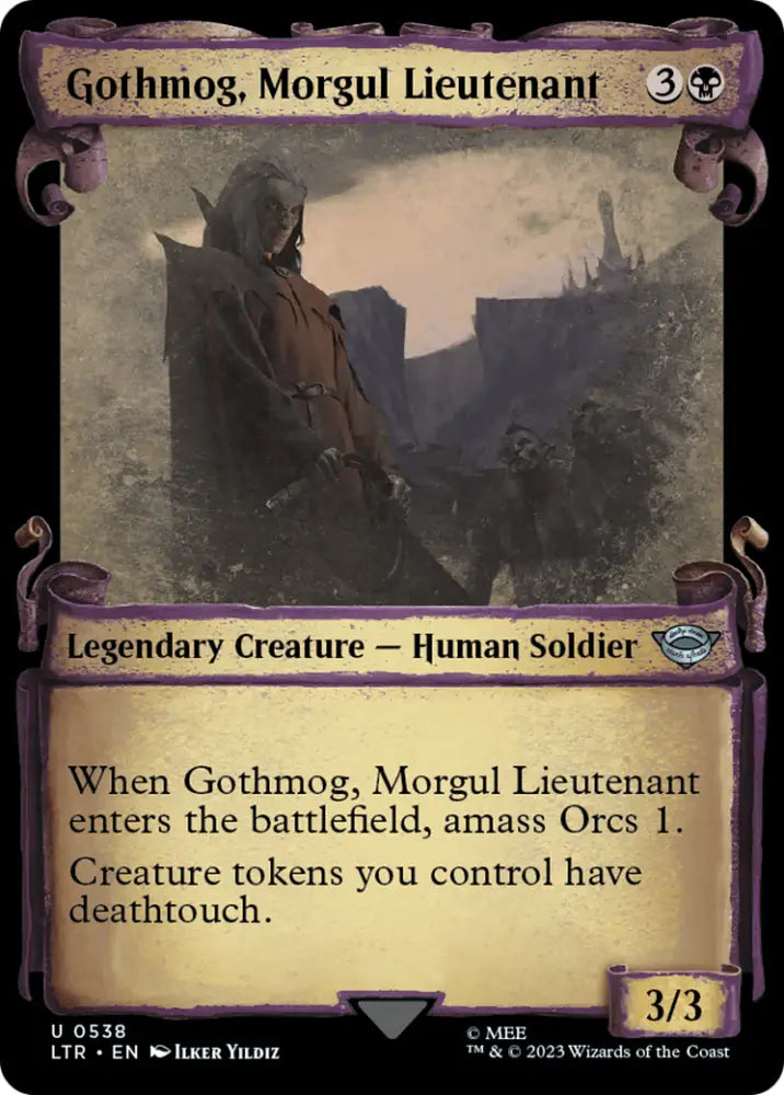 Gothmog Morgul Lieutenant [The Lord of the Rings: Tales of Middle-Earth Showcase Scrolls] - MTG Single
