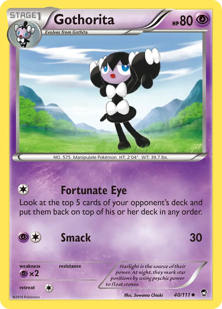 Gothorita (40/111) [XY: Furious Fists] - Pokemon Single
