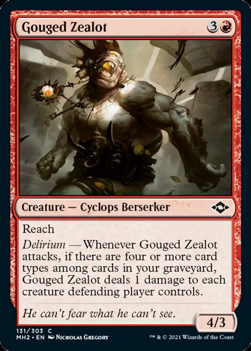 Gouged Zealot [Modern Horizons 2] - MTG Single