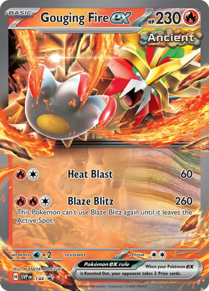 Gouging Fire ex (144) [Scarlet & Violet: Black Star Promos] - Pokemon Single