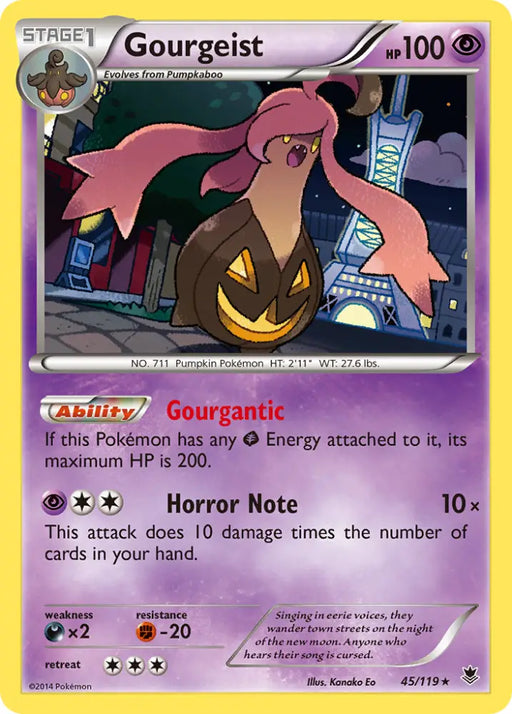 Gourgeist (45/119) [XY: Phantom Forces] - Pokemon Single