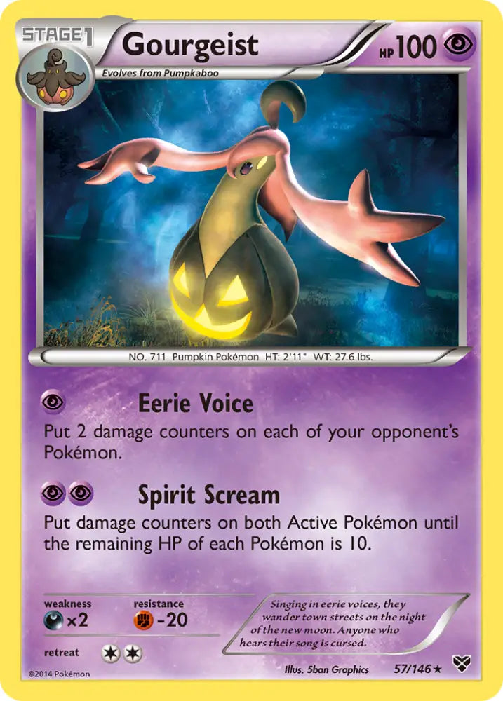 Gourgeist (57/146) [XY: Base Set] - Pokemon Single