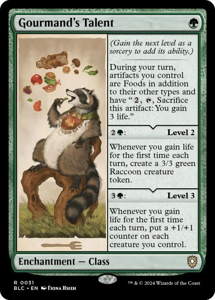 Gourmand’s Talent [Bloomburrow Commander] - MTG Single