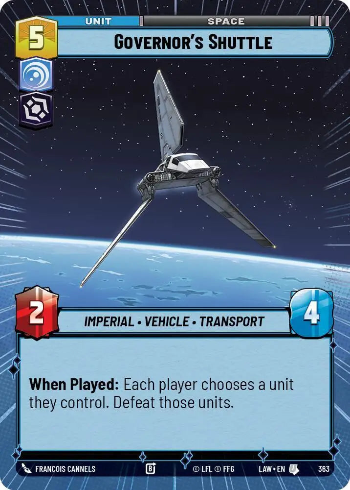 Governor's Shuttle (Hyperspace) (363) [A Lawless Time]