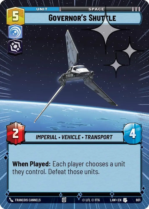 Governor's Shuttle (Hyperspace Foil) (601) [A Lawless Time]