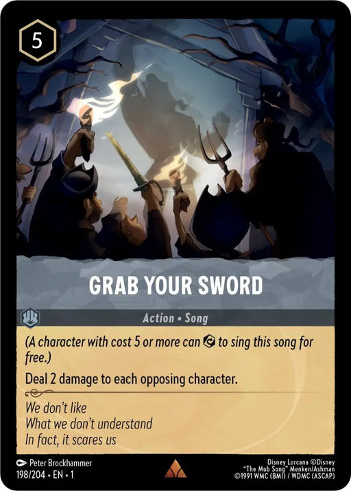 Grab Your Sword (198/204) [The First Chapter] - Lorcana Single