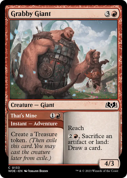 Grabby Giant // That’s Mine [Wilds of Eldraine] - MTG Single