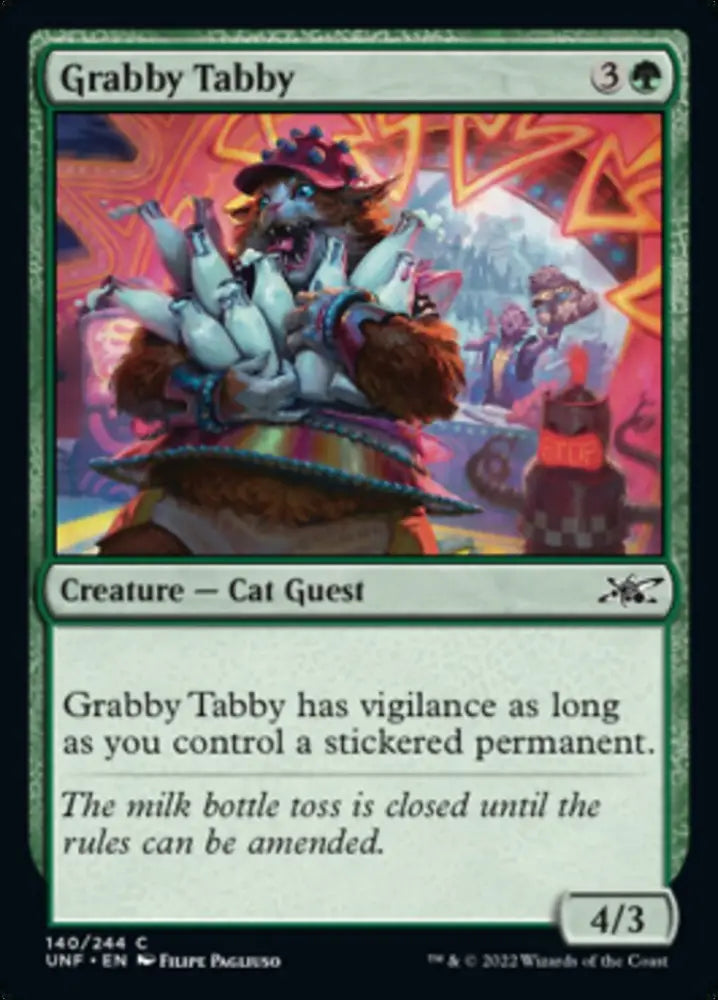 Grabby Tabby [Unfinity] - MTG Single