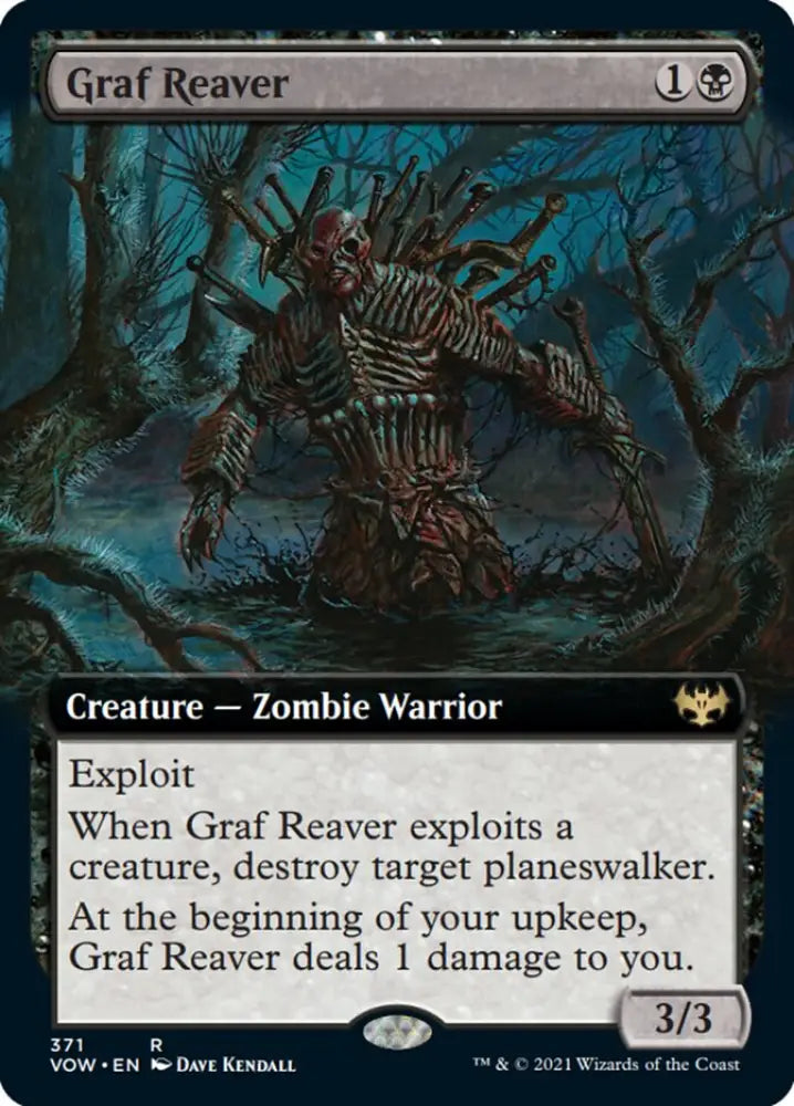 Graf Reaver (Extended Art) [Innistrad: Crimson Vow] - MTG Single
