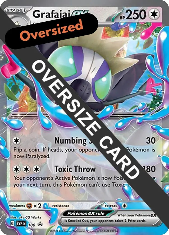 Grafaiai ex (100) (Jumbo Card) [Scarlet & Violet: Black Star Promos] - Pokemon Single