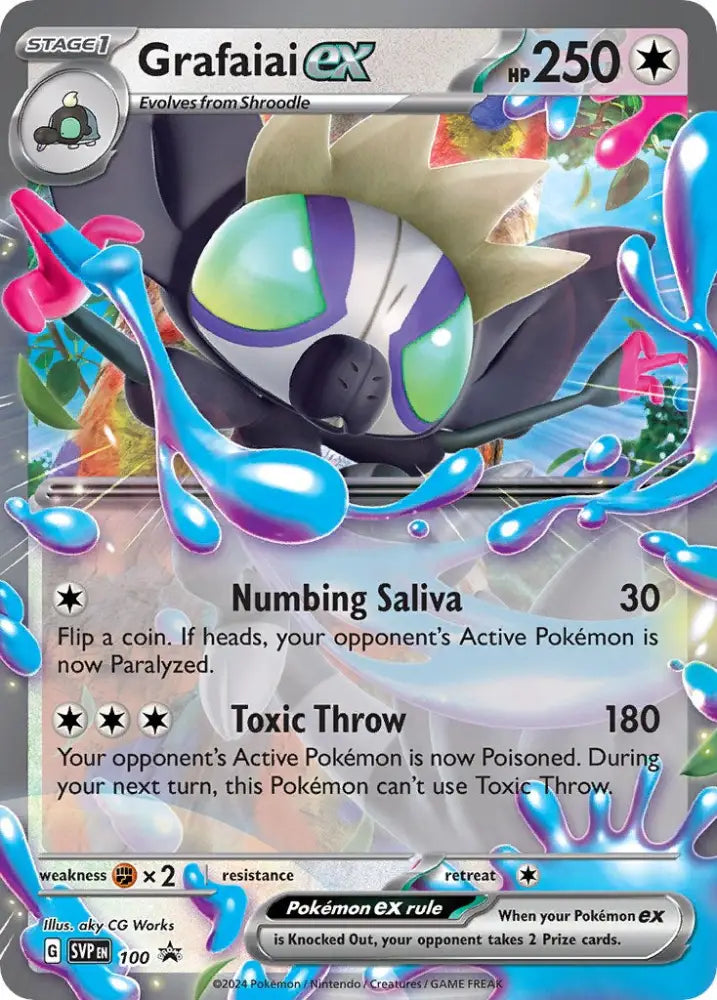 Grafaiai ex (100) [Scarlet & Violet: Black Star Promos] - Pokemon Single