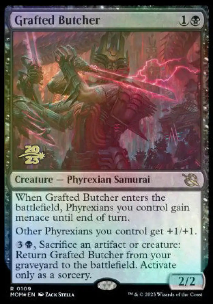 Grafted Butcher [March of the Machine Prerelease Promos] - MTG Single