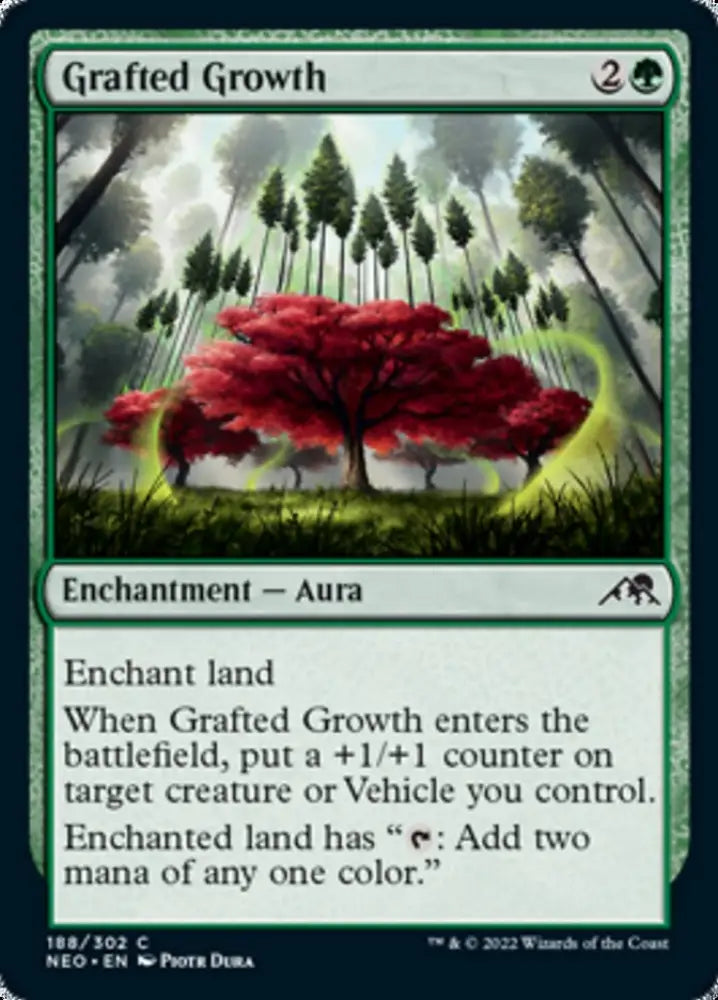 Grafted Growth [Kamigawa: Neon Dynasty] - MTG Single