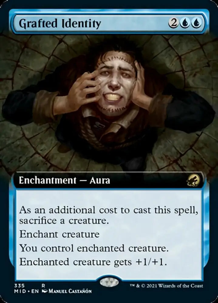 Grafted Identity (Extended Art) [Innistrad: Midnight Hunt] - MTG Single