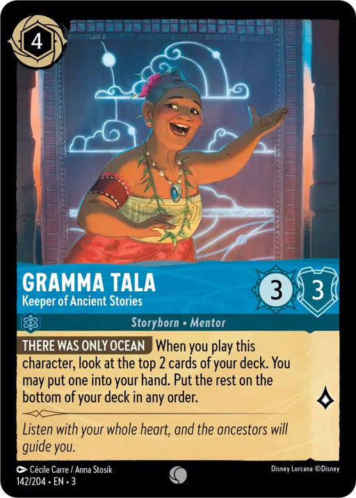 Gramma Tala - Keeper of Ancient Stories (142/204) [Into the Inklands] - Lorcana Single